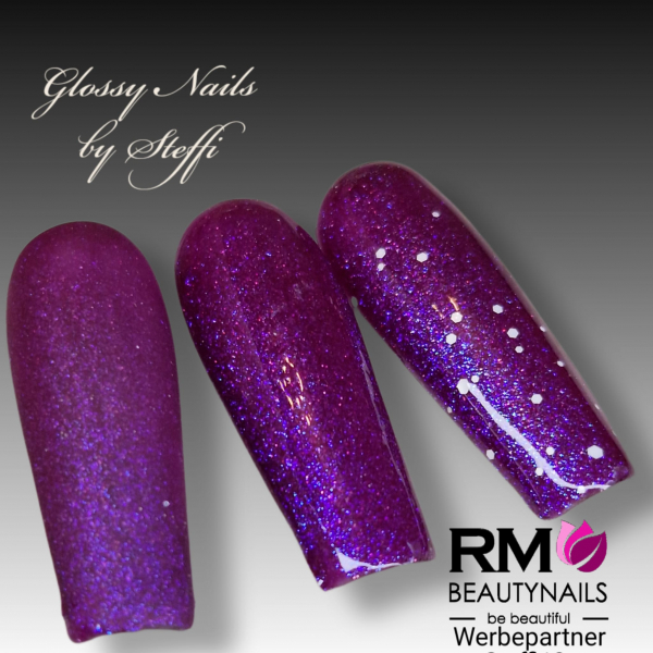 UV Polish Simply Lac Galaxy Centauri Violett Lila Purple RM Beautynails